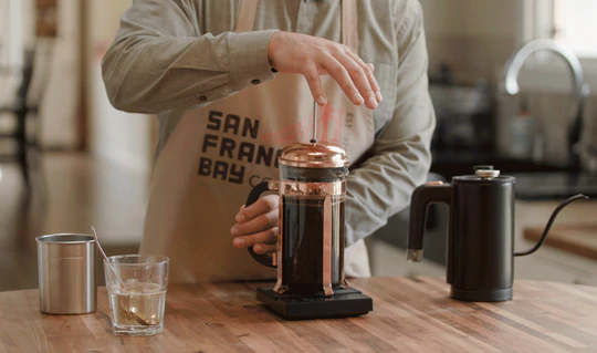 Brewing French Press